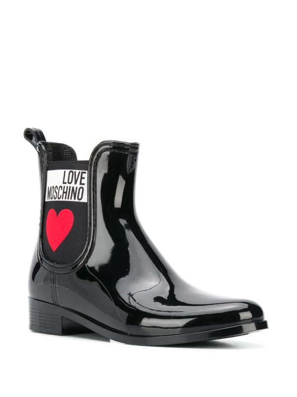 love moschino rain boots