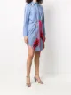 TH hand print shirt dress