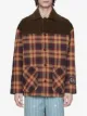 Gucci plaid-pattern shirt jacket