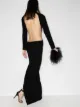Mônot robe longue à dos nu