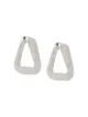 Image 1 of Bottega Veneta triangular hoop earrings