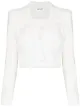Image 1 of Mônot cropped single-breasted blazer