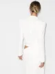 Mônot cropped single-breasted blazer