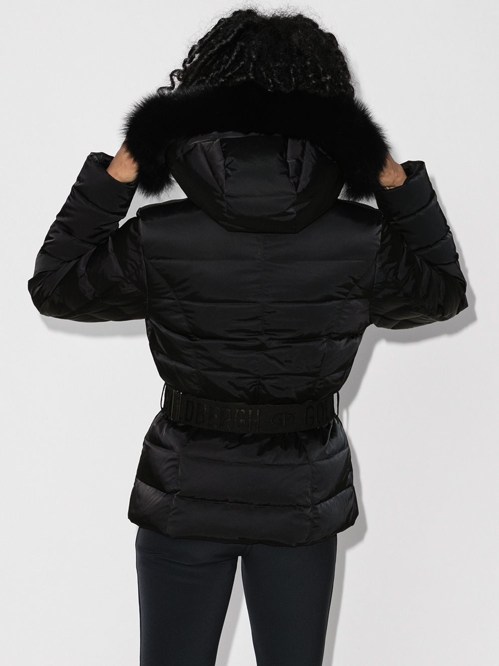 фото Goldbergh лыжная куртка soldis с искусственным мехом и поясом