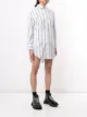 izzue striped shirt dress