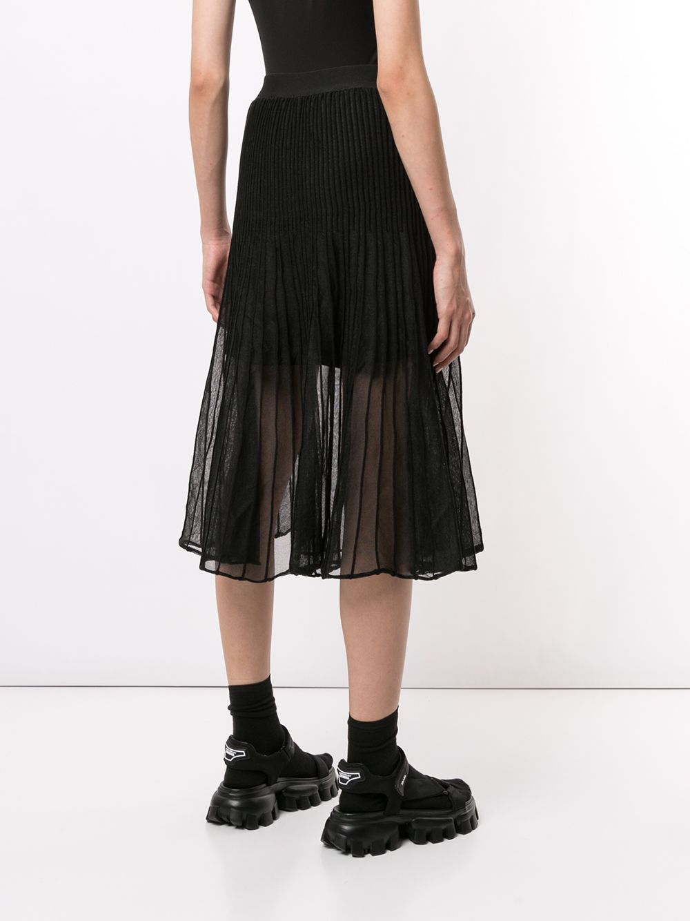 фото Izzue pleated midi skirt