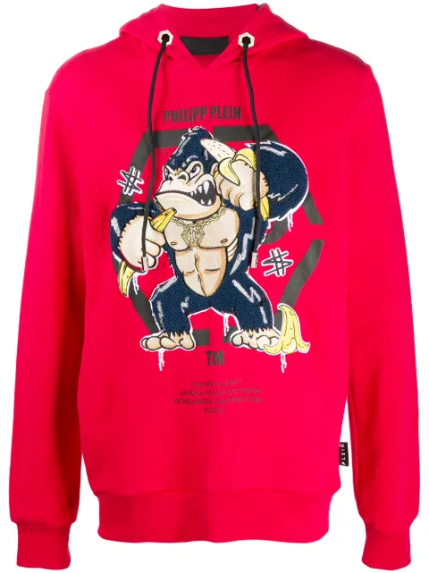 Philipp Plein King Plein Gorilla Hooded 