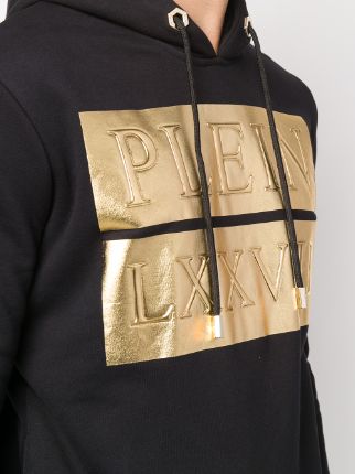 metallic logo hoodie展示图