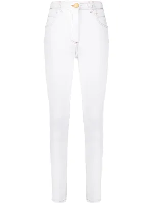 balmain high waisted jeans