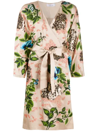 embellished kimono dress