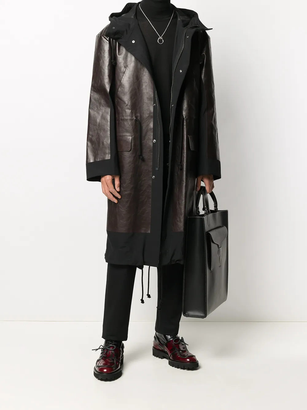 Undercover Jas met vlakken - Bruin