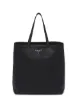 Image 1 of Prada triangle logo tote bag