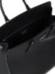 Prada triangle logo tote bag