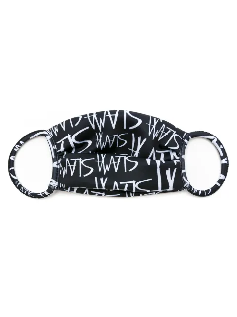 Amir Slama Máscara de tecido com logo