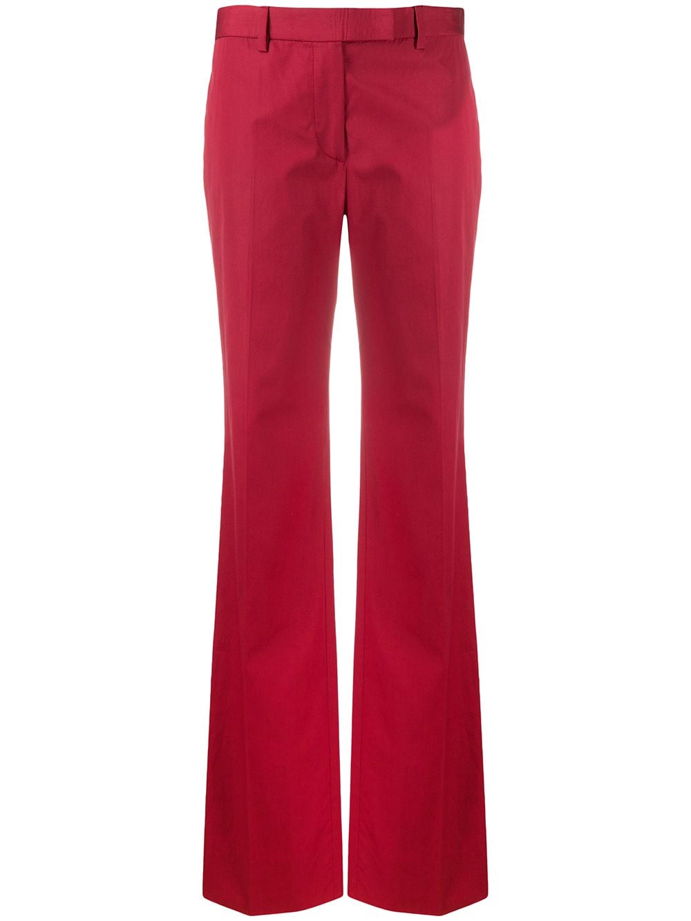 pantalon évasé à taille haute