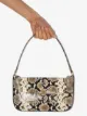 BY FAR Miranda snake-effect shoulder bag