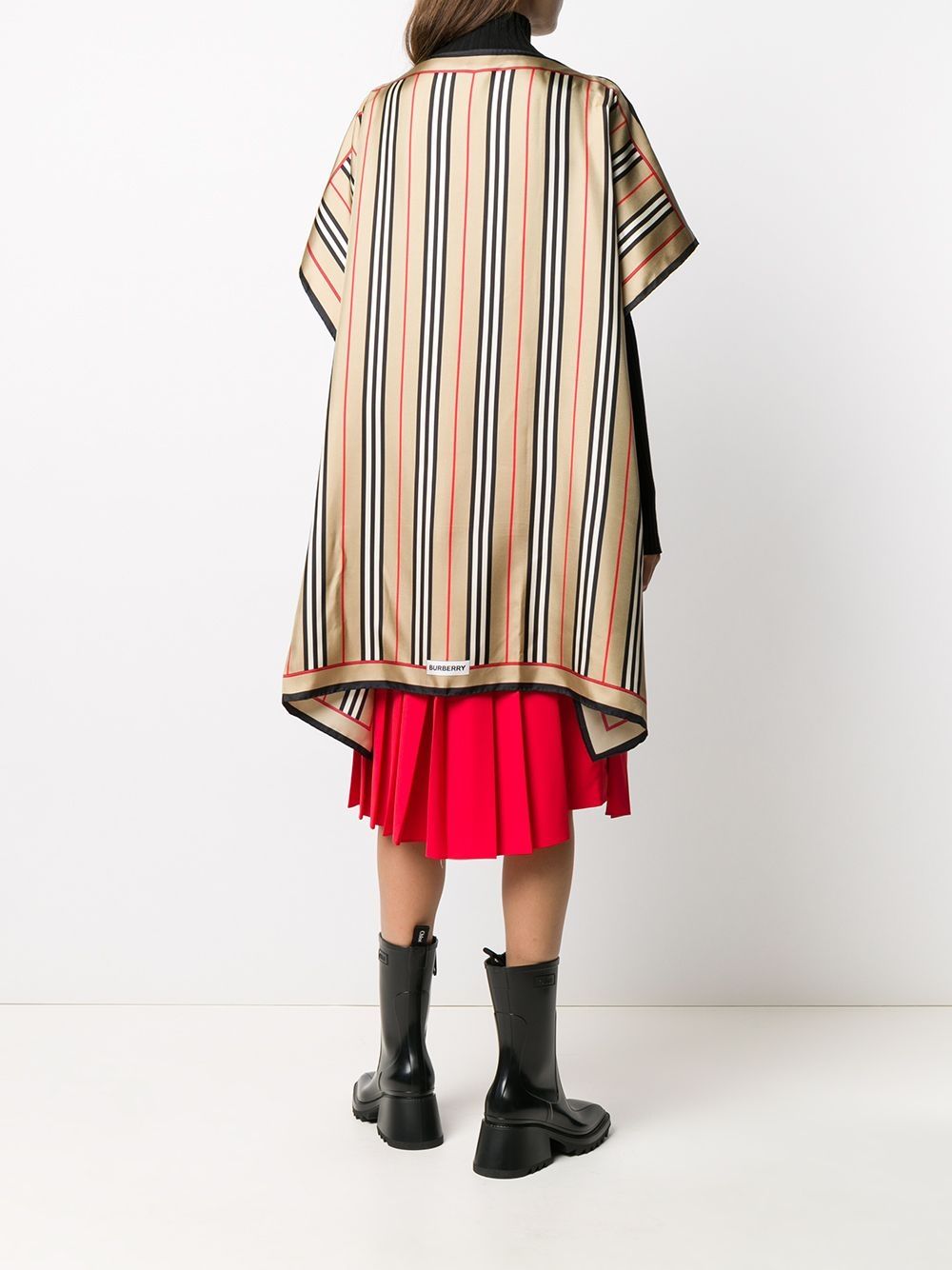 фото Burberry кейп в полоску icon stripe