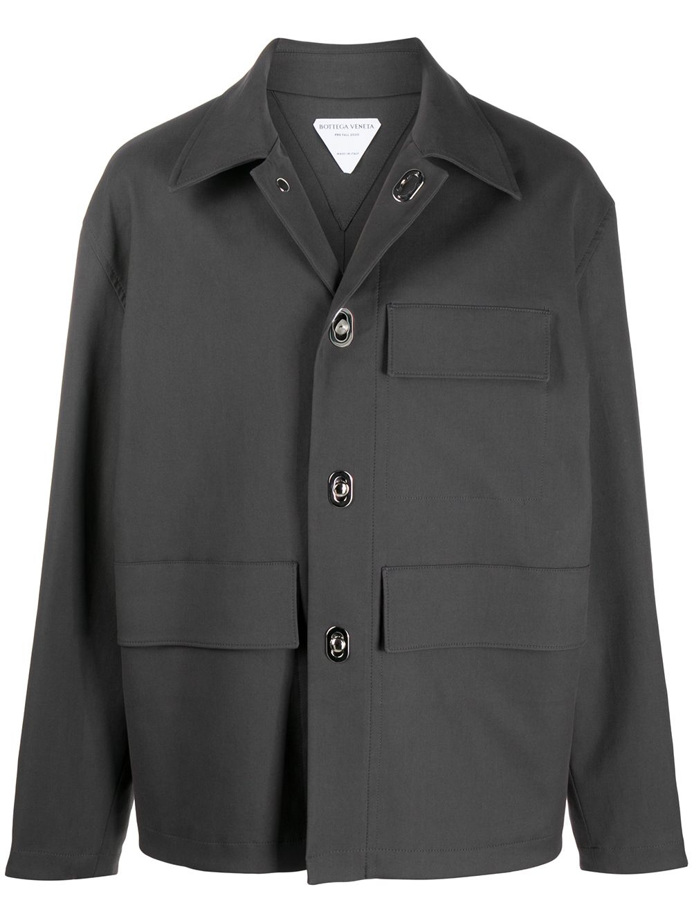 фото Bottega veneta куртка-рубашка с карманами
