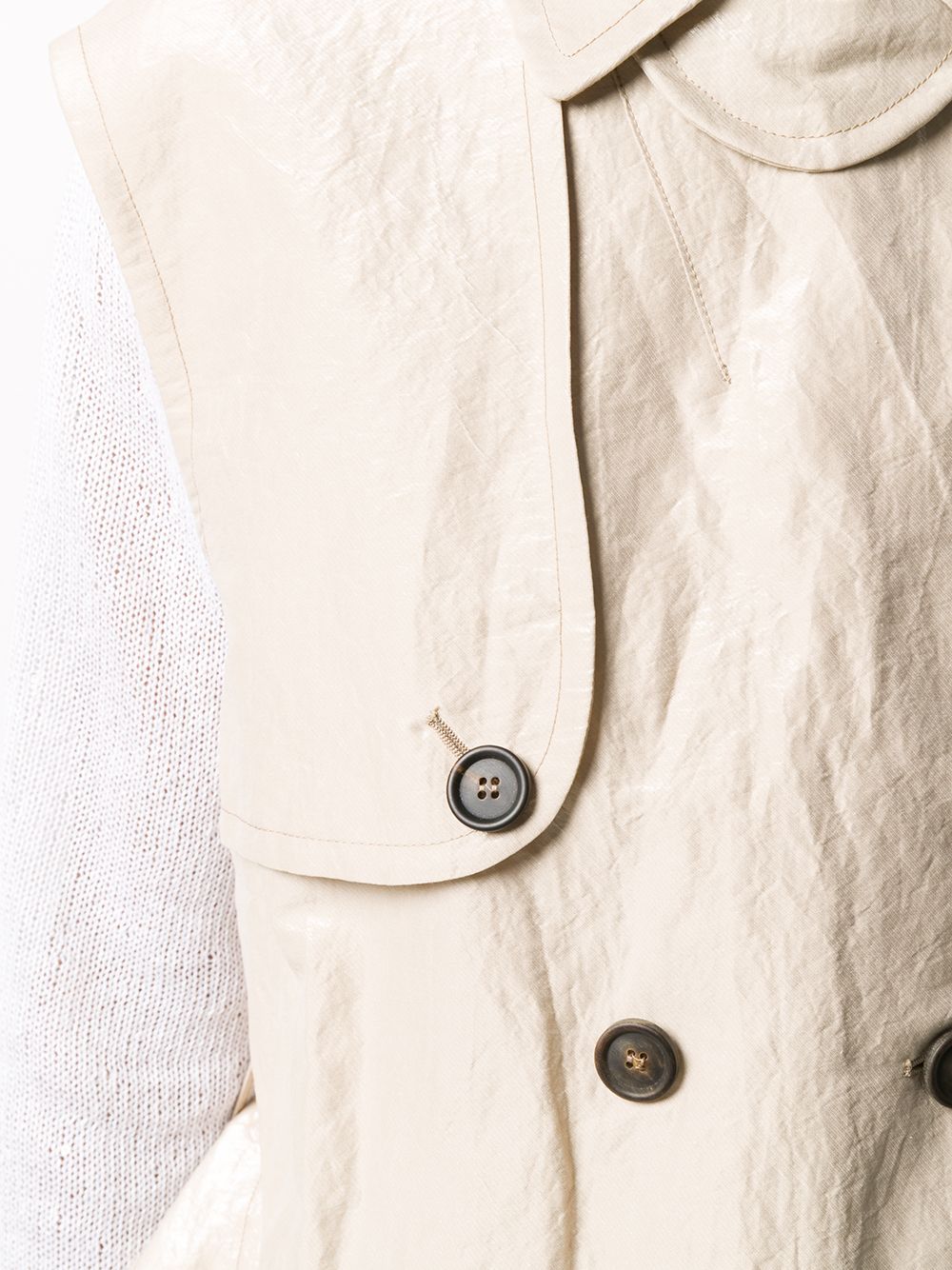 Shop Brunello Cucinelli Belted Trench Coat In Neutrals