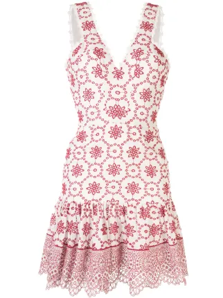 Alexis Villa embroidered mini dress 