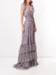 Alexis tiered maxi dress