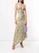 Image 2 of Alexis leaf print asymmetric dress