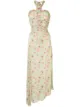 Image 1 of Alexis leaf print asymmetric dress