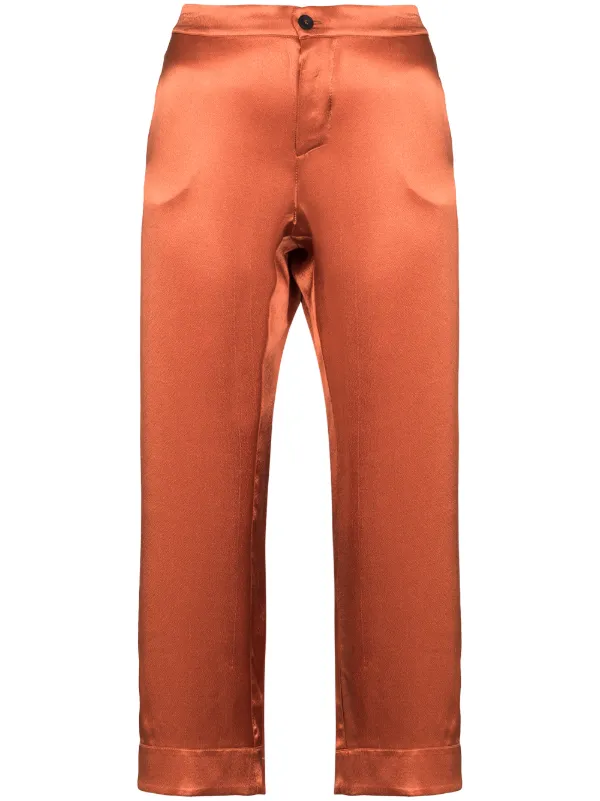 cropped pyjama bottoms