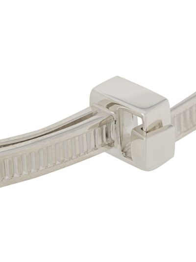AMBUSH SSS Zip Tie bracelet silver | MODES