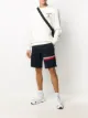 Image 2 of Moncler stripe-trim track shorts