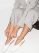 Jil Sander square-toe ballerina shoes