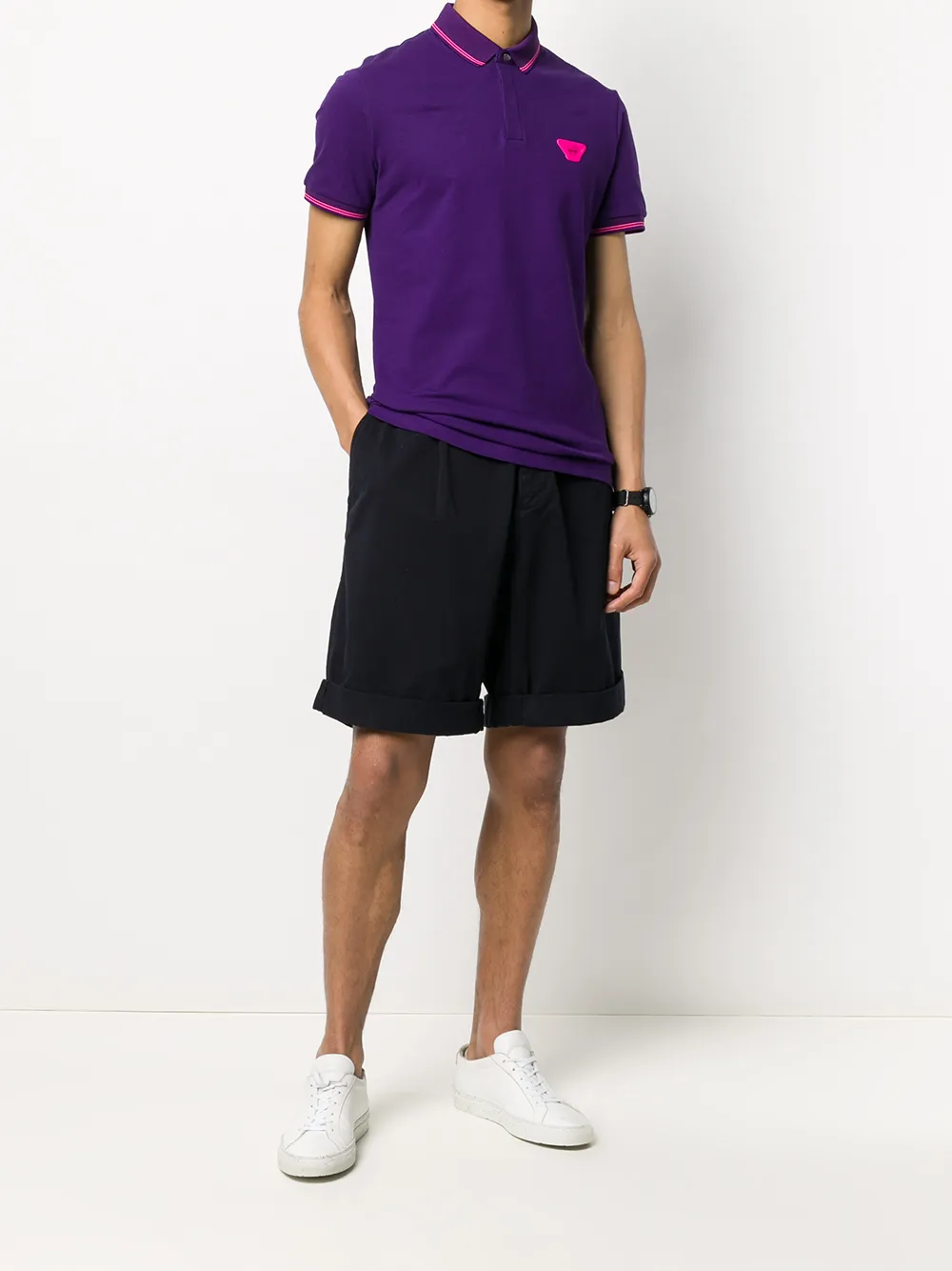 Emporio Armani Bermuda shorts - Blauw