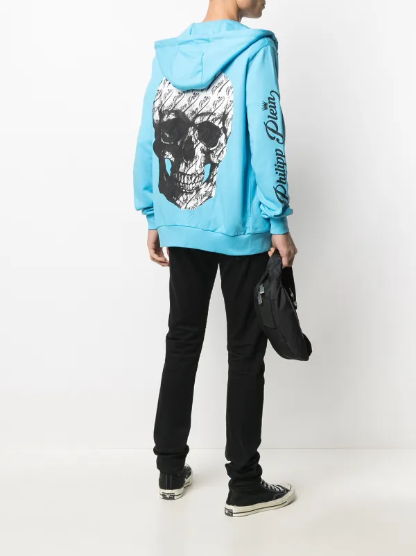 amiri skull moletom com capuz