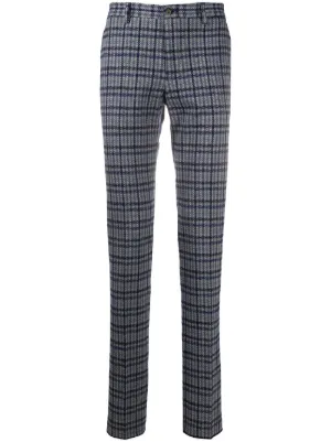 plaid designer pants