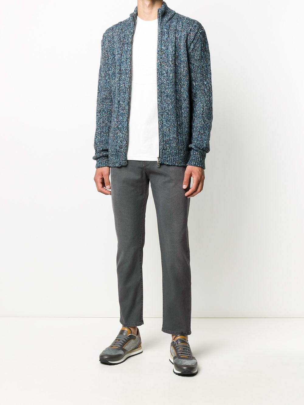 Shop ETRO bouclé-knit cardigan with Express Delivery - FARFETCH
