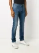 Etro duck-embroidered slim-fit jeans