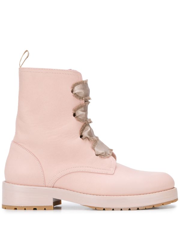 red valentino combat boots