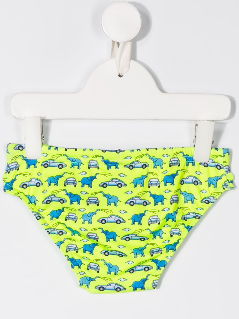 фото Mc2 saint barth kids billy carwash 94 print swim trunks