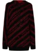 Image 1 of Givenchy striped logo pattern wool hoodie