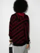 Givenchy striped logo pattern wool hoodie