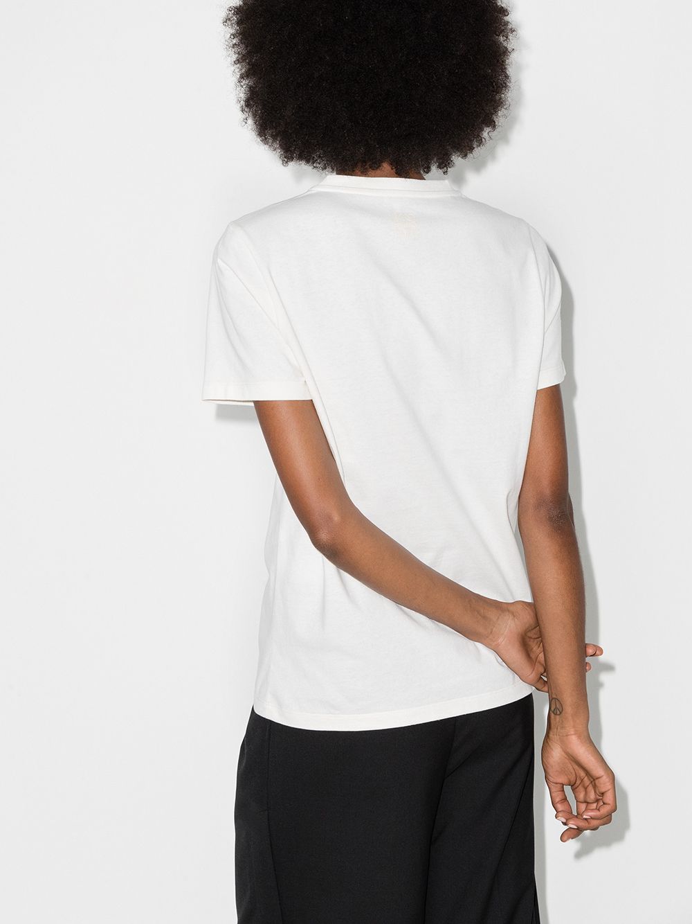 фото Loewe square logo print cotton t-shirt