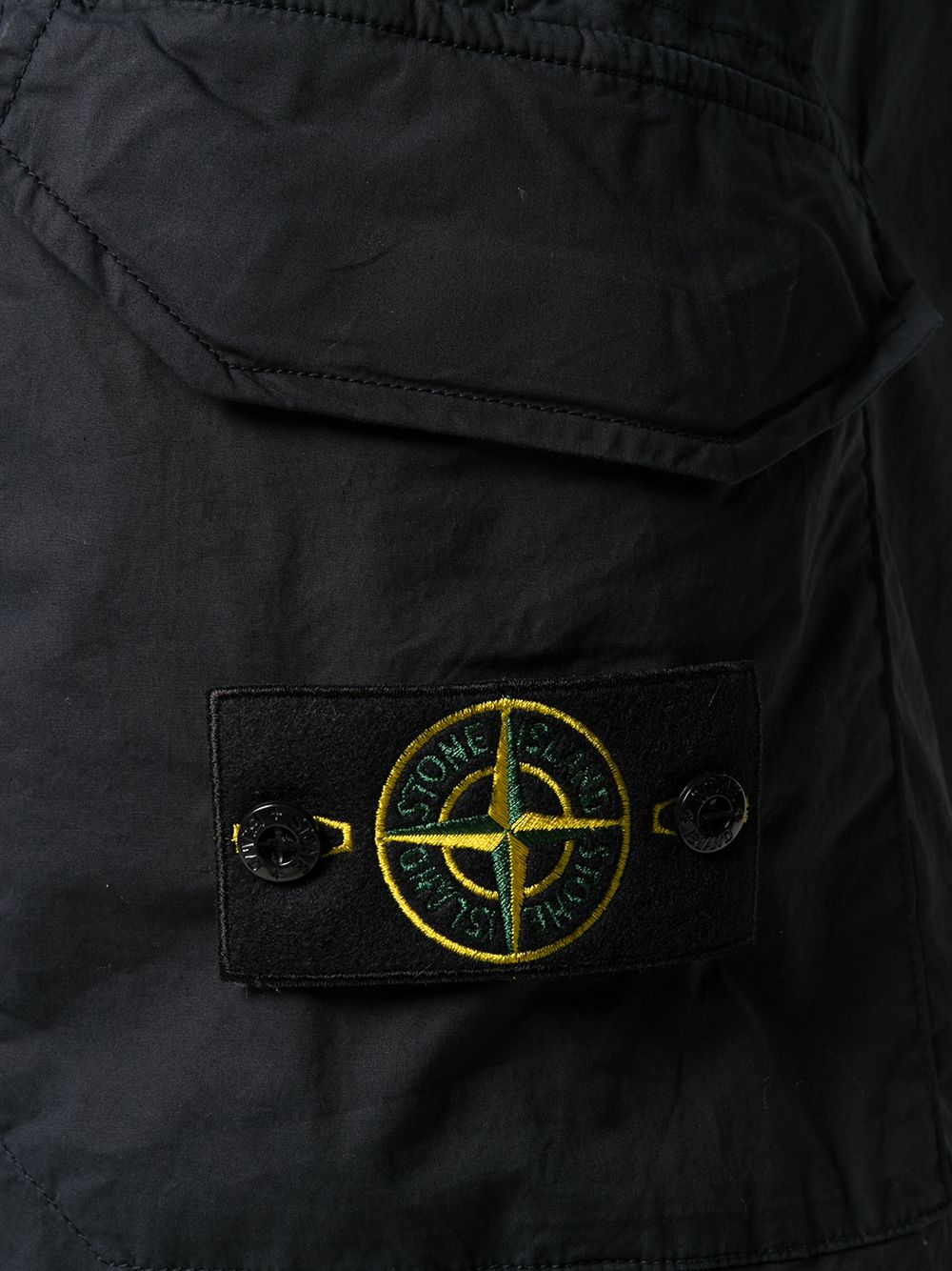 фото Stone island шорты карго с нашивкой-логотипом