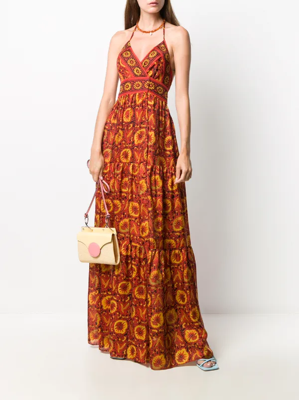 ba&sh orange dress
