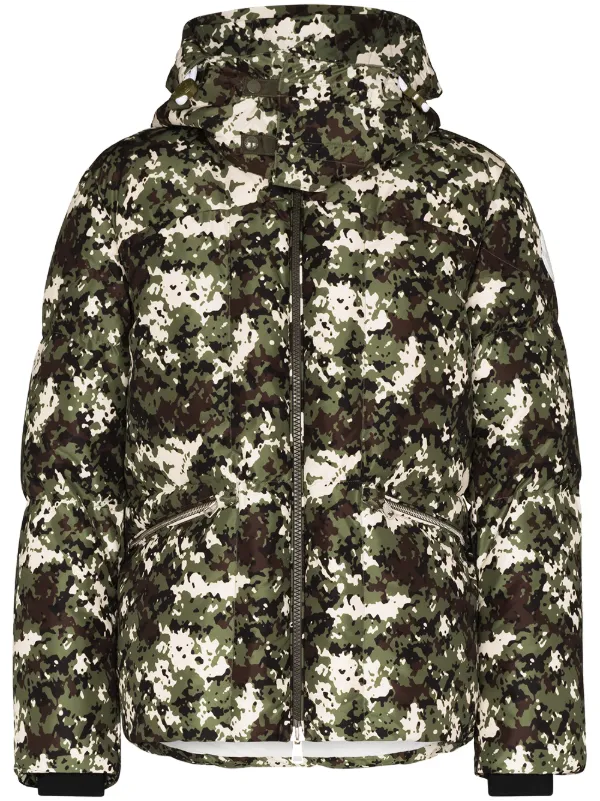 Moncler store camo puffer