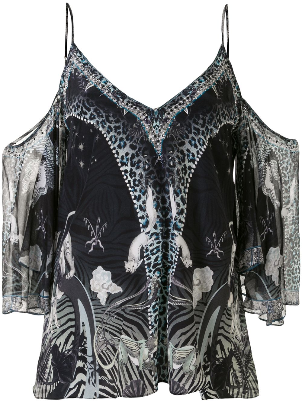 фото Camilla блузка astro disco с открытыми плечами