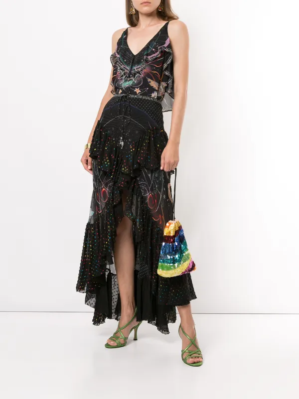 midnight moon maxi dress