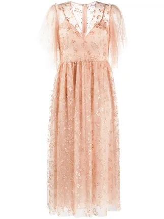 Valentino embellished shop tulle dress