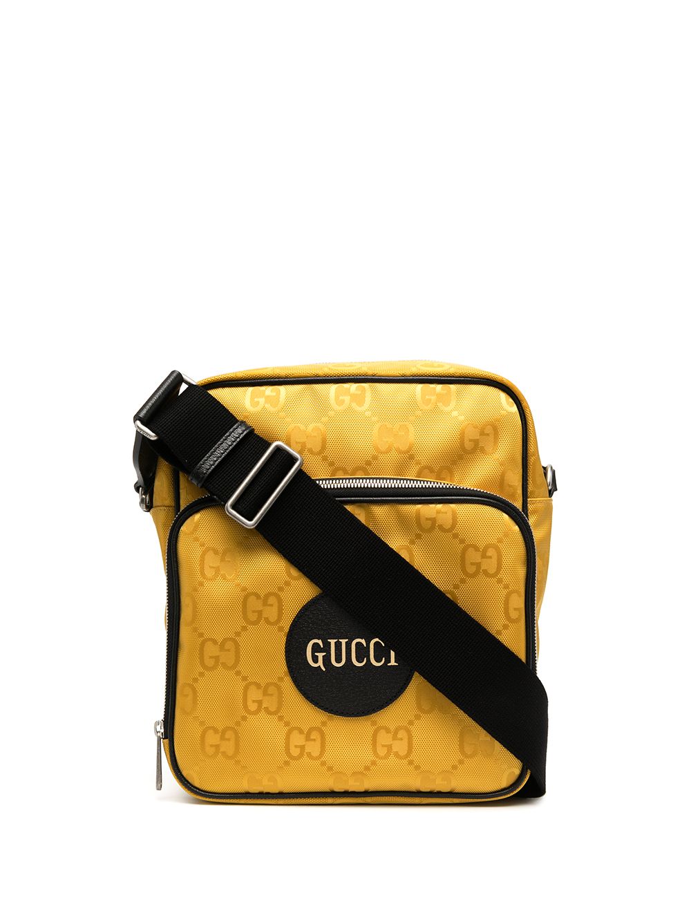 фото Gucci сумка-мессенджер с нашивкой-логотипом gg