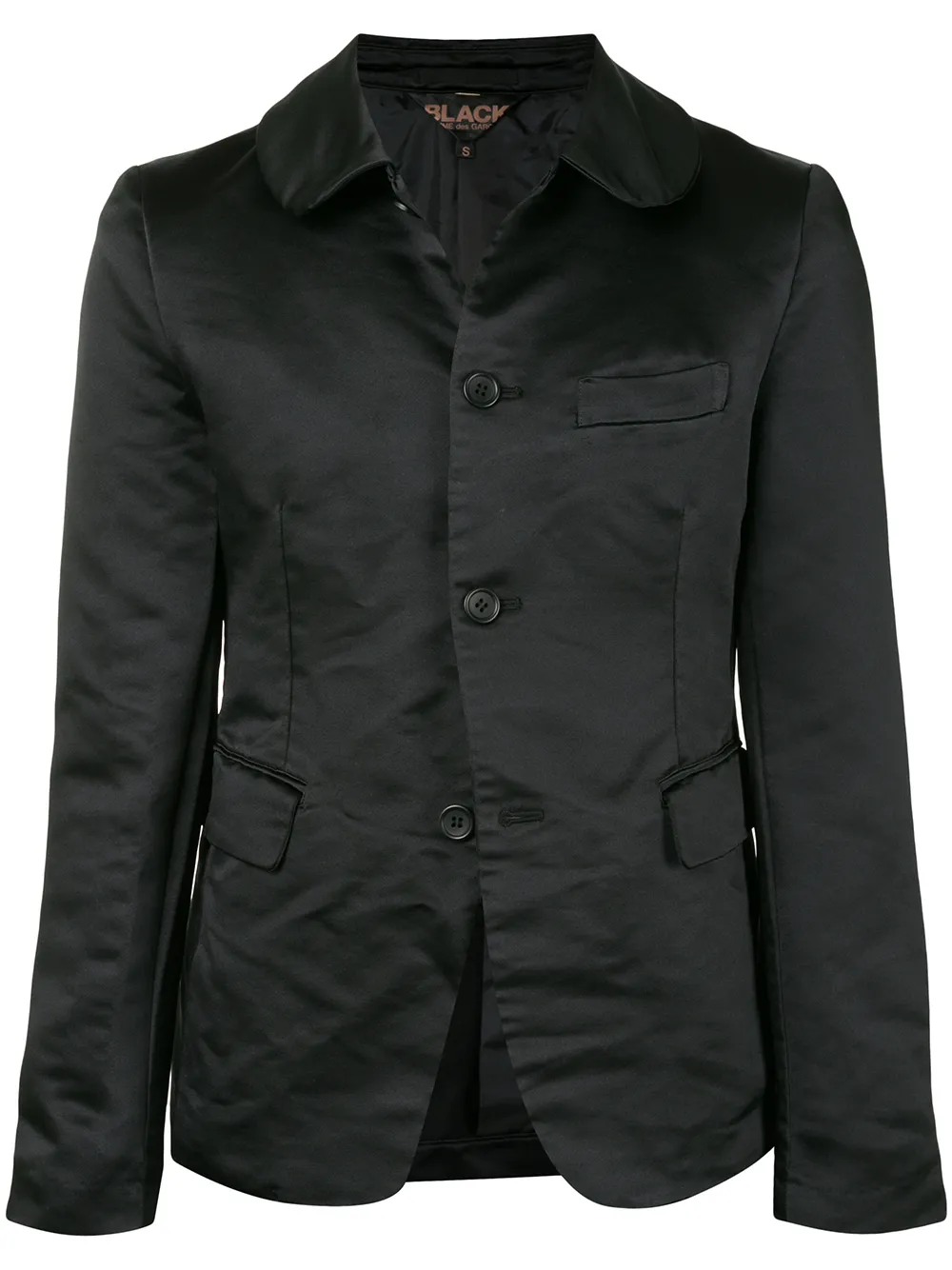 

Black Comme Des Garçons chamarra con botones - 1