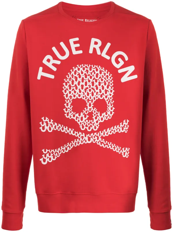 all red true religion sweat suit